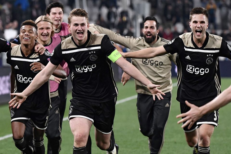 Ajax's class of 2019 won admirers in 2019 for their football in Europe