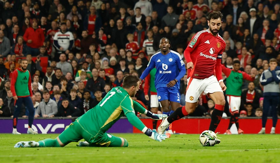 Fernandes bagged his second of the evening