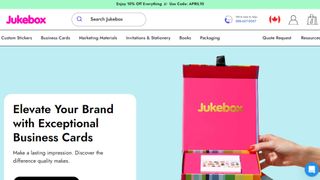 Jukebox website screenshot.