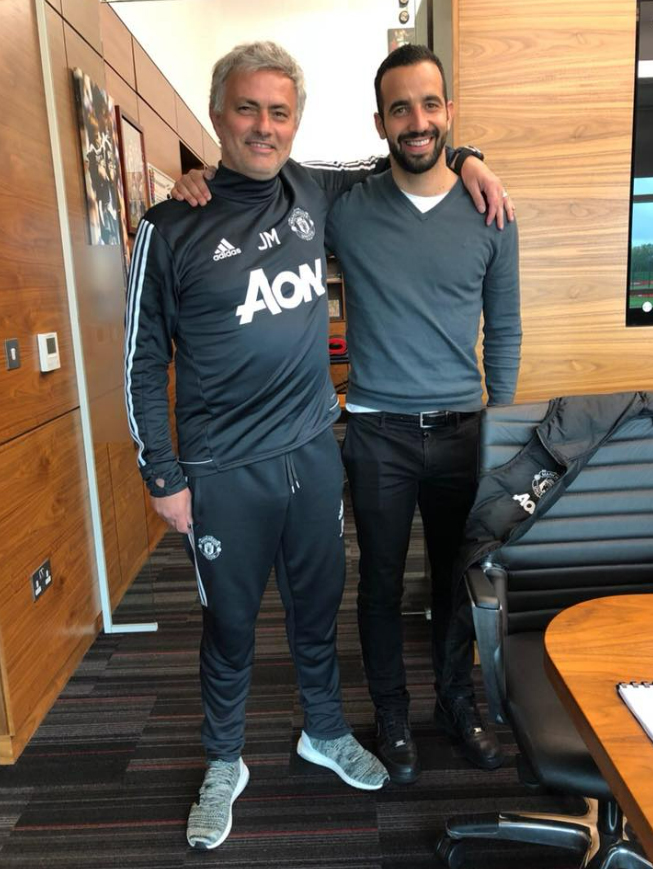 Amorim had an internship at Man Utd under Jose Mourinho