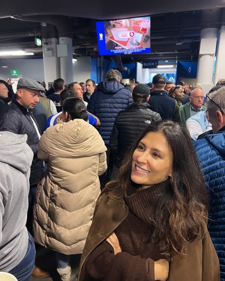 Marina Granovskaia was back at Stamford Bridge