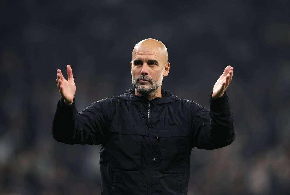 Pep Guardiola spoke after his side's 2-1 defeat to Tottenham last night