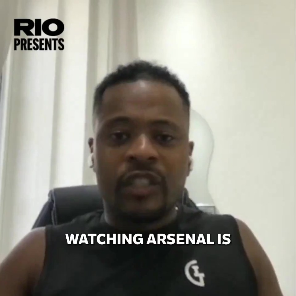 Patrice Evra took aim at Arsenal as he compared their title challenge to a Netflix series