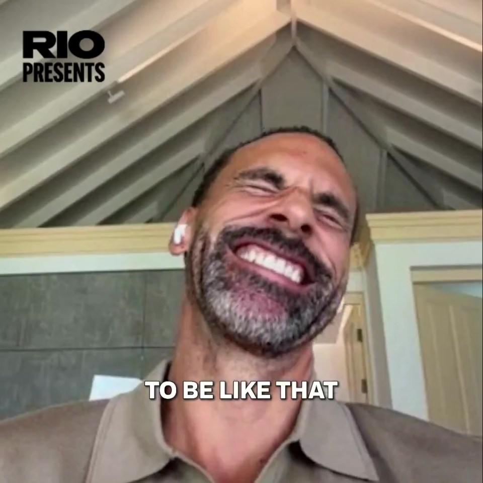 Rio Ferdinand found Evra's quip to be hilarious