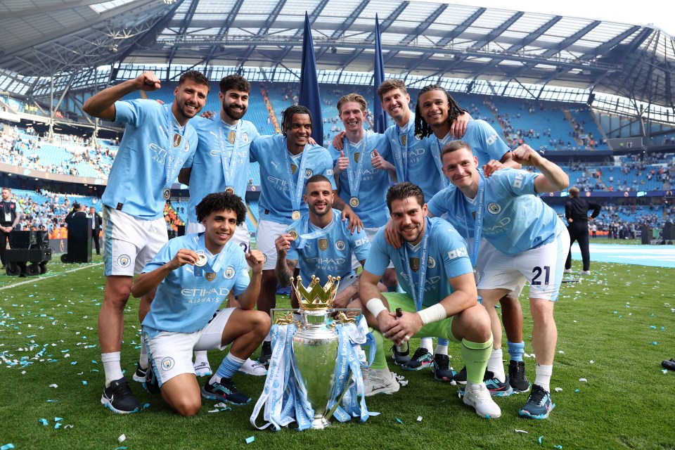 Man City won the Prem title on the final day of last season
