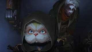Heimerdinger and Ekko sneak through an air vent in Arcane season 2