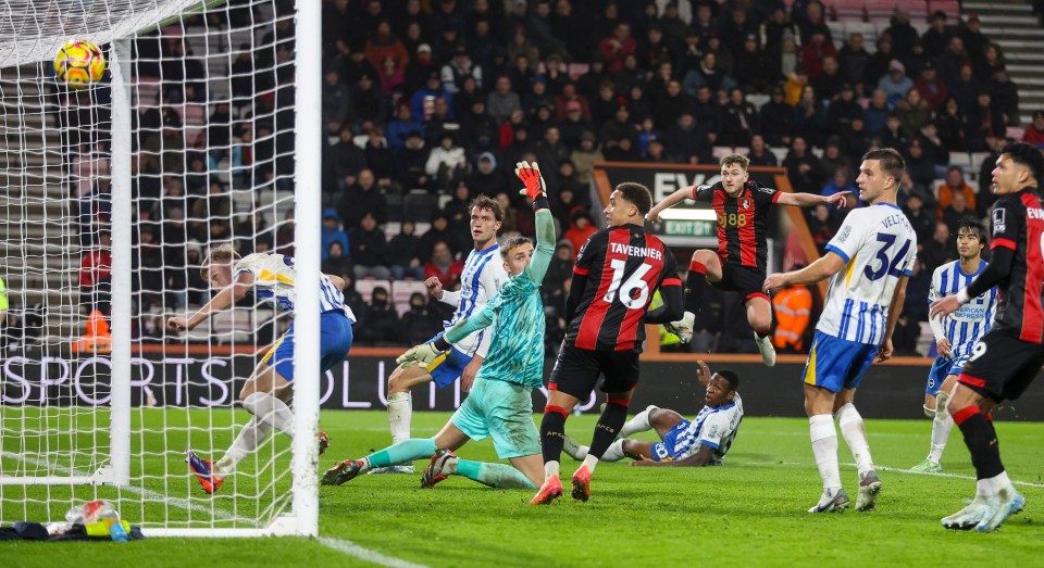David Brooks pulled one back for Bournemouth in stoppage time