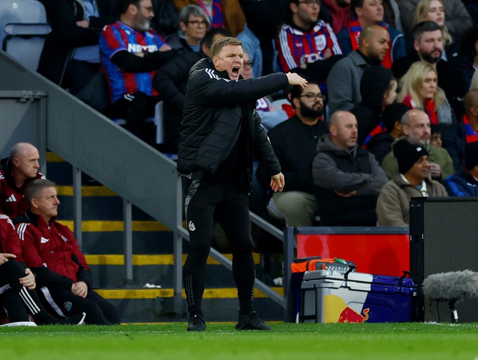 Eddie Howe was hoping to bounce back from last week's West Ham defeat with a win