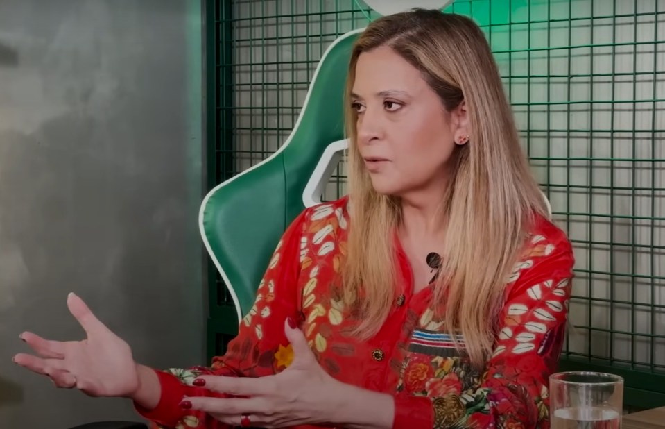 Palmeiras club president Leila Pereira took the swipe at the Brazilian