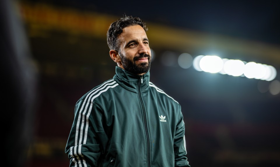 Ruben Amorim takes charge of his first game as United boss