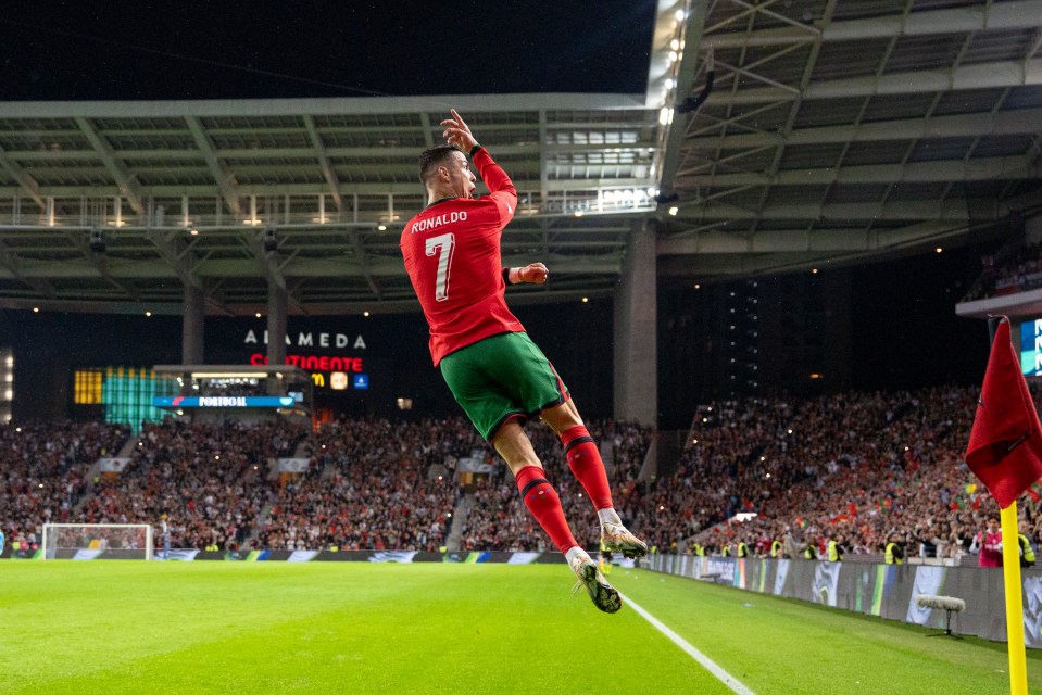 Cristiano Ronaldo's iconic 'Siuu' celebration has become famous around the globe