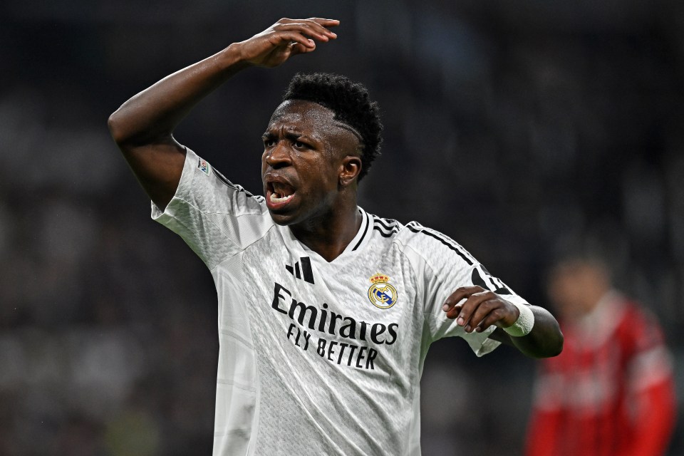 Vinicius was considered a favourite to win the Men's Ballon d'Or