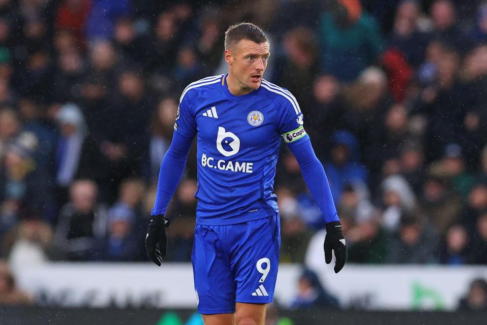 An ageing Jamie Vardy is still Leicester's best front man