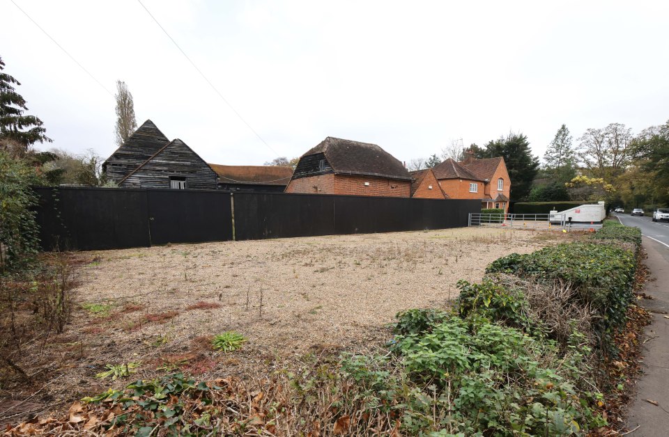 These farm buildings were due to be demolished in order to build a new housing estate