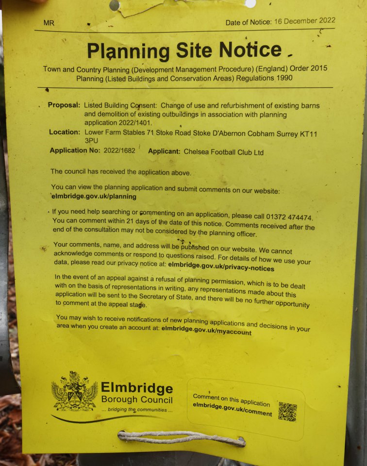 Elmbridge Borough Council rejected the plans, submitted in November 2022