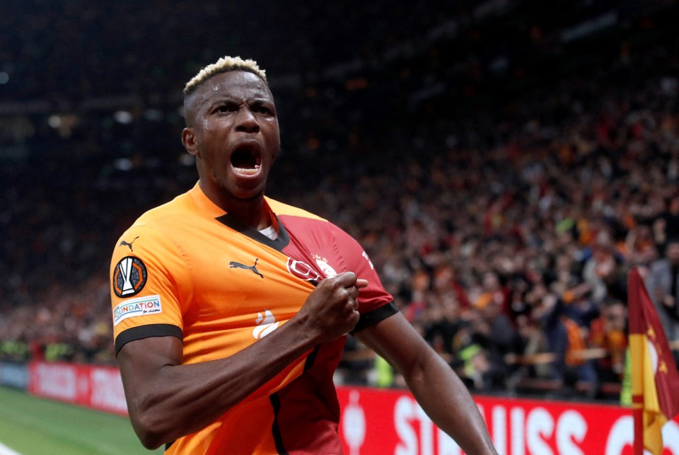 Victor Osimhen is also on United's shortlist with him currently on loan at Galatasaray