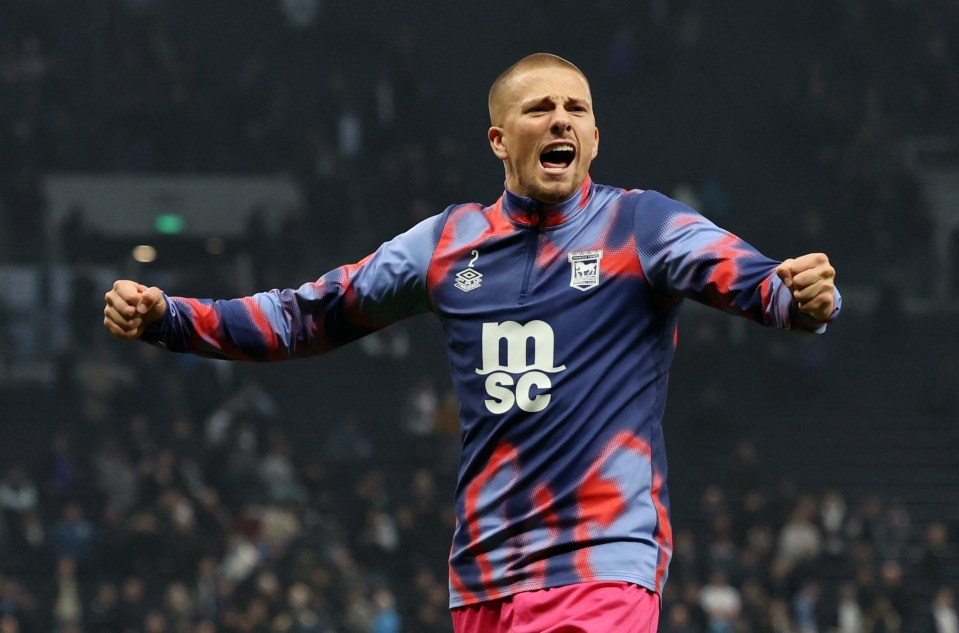 Clarke led the celebrations at the Tottenham Hotspur Stadium