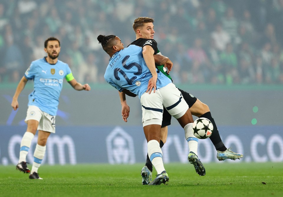 The font on the back of Man City's shirts is Gallagher's handwriting