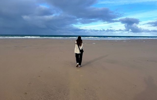 The pair soaked up the sights and sounds of Cornwall