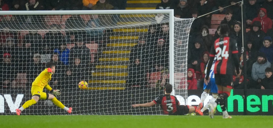 Joao Pedro put Brighton in front after just five minutes