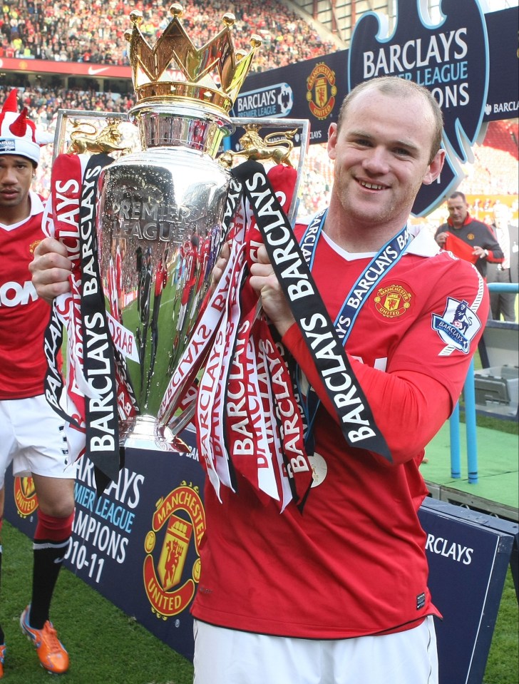 Rooney spent 13 years of his career playing for Man Utd