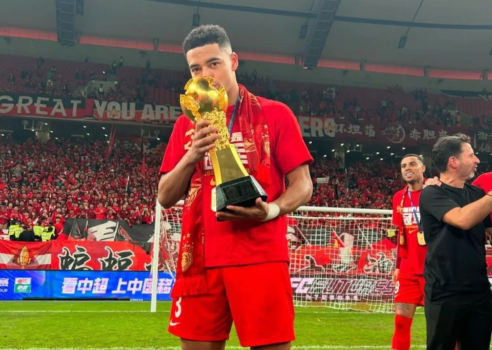 Former Everton star Tyias Browning has won another title in China