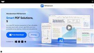PDFelement website screenshot.