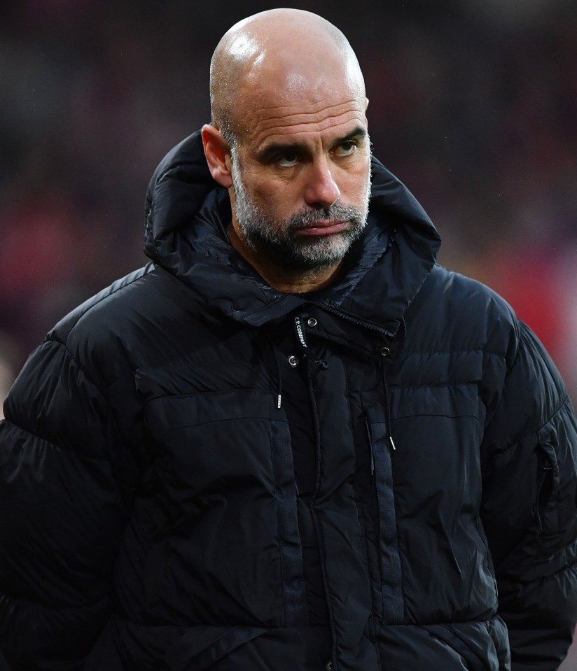 Pep Guardiola suffered a frustrating afternoon at the Vitality Stadium