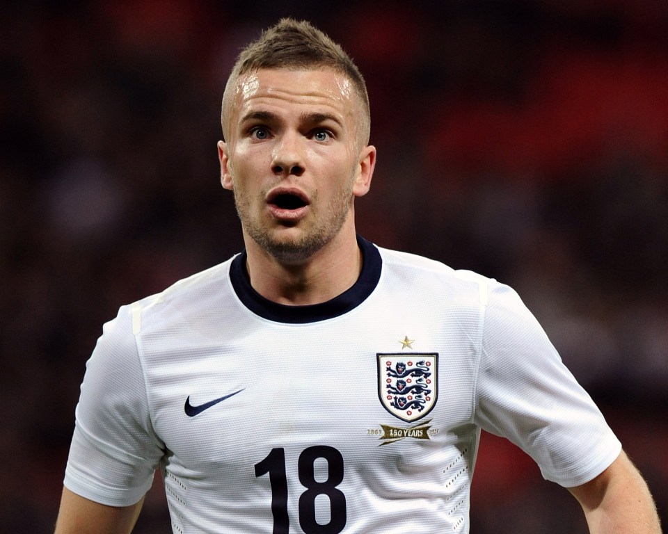 The former midfielder made 13 appearances for England between 2012 and 2013
