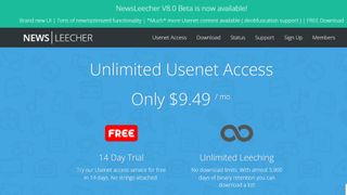 Website screenshot for Newsleecher.