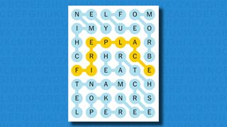 NYT Strands answers for game 263 on a blue background