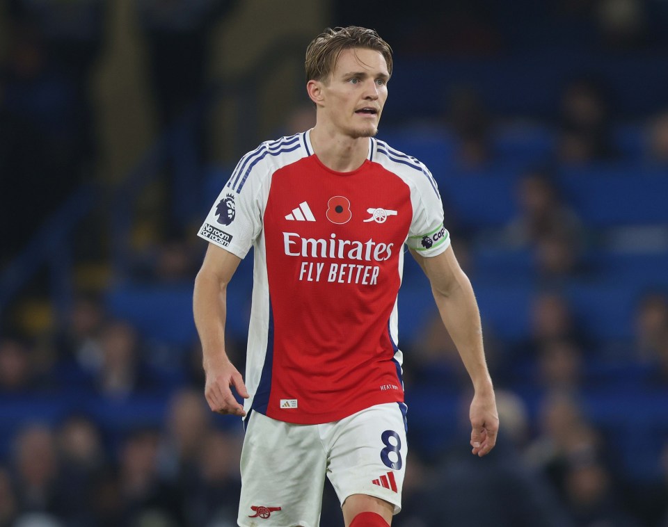 Martin Odegaard returned to start against Chelsea in the Prem last time out