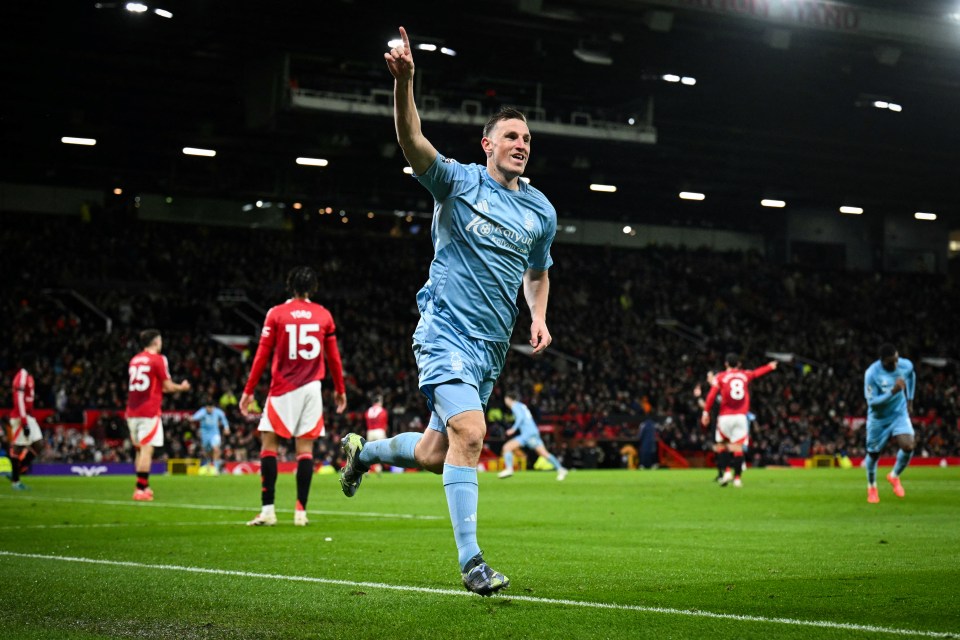 Chris Wood bagged a trademark header as Man Utd floundered