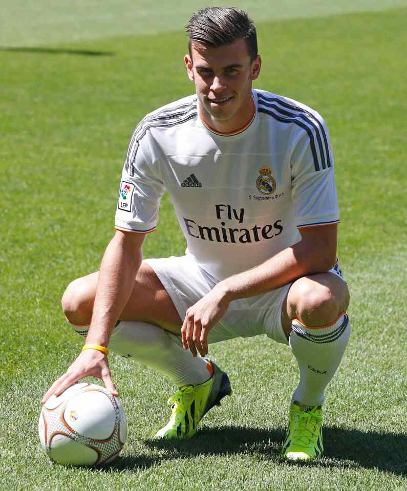 Bale joined Los Blancos for an £85m fee
