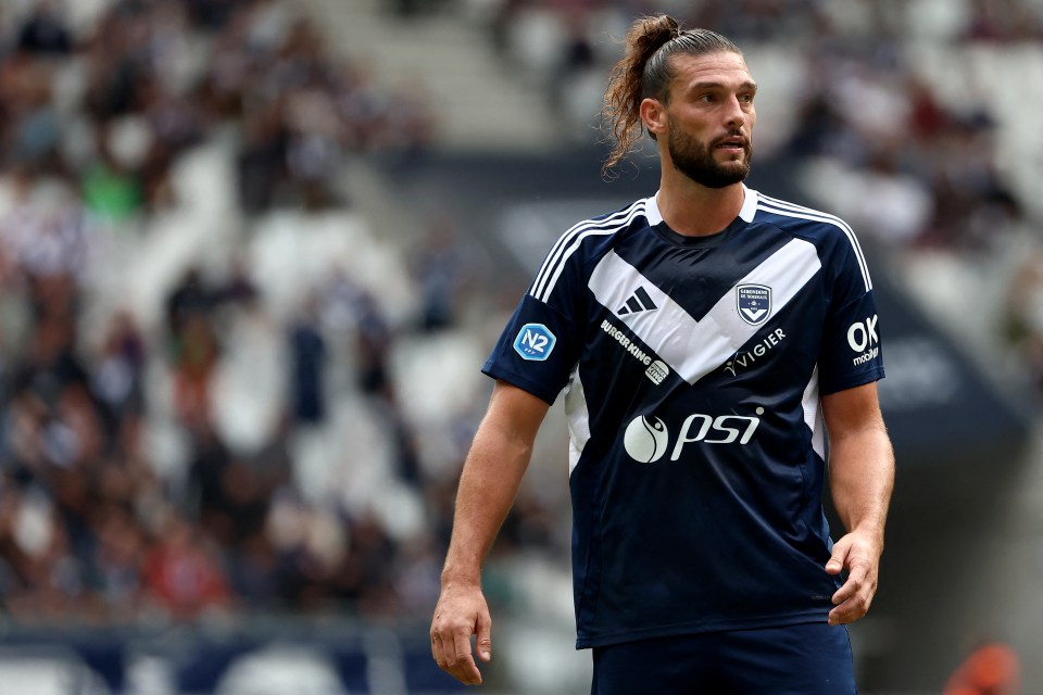 Andy Carroll now plays for Bordeaux in the French fourth tier