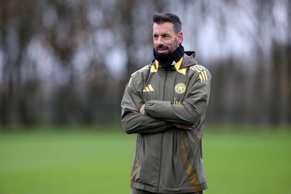New Leicester boss Ruud van Nistelrooy looks set to face former side Man Utd in SunSport's simulated draw