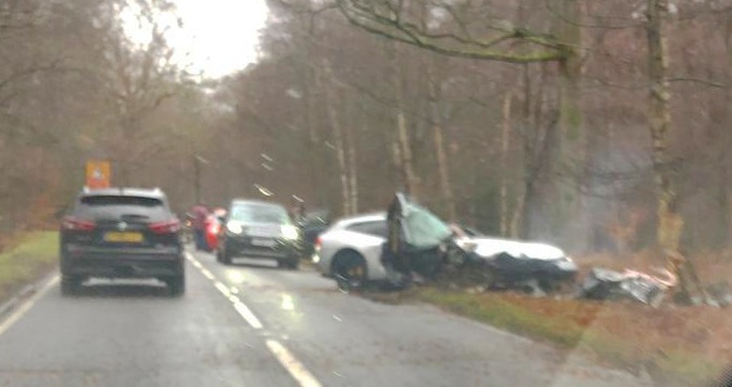 The incident occurred earlier today
