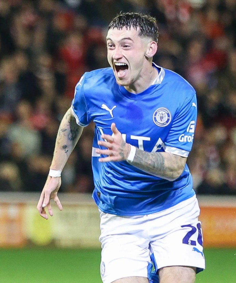 Currently on loan at Stockport, Barry is realising his potential