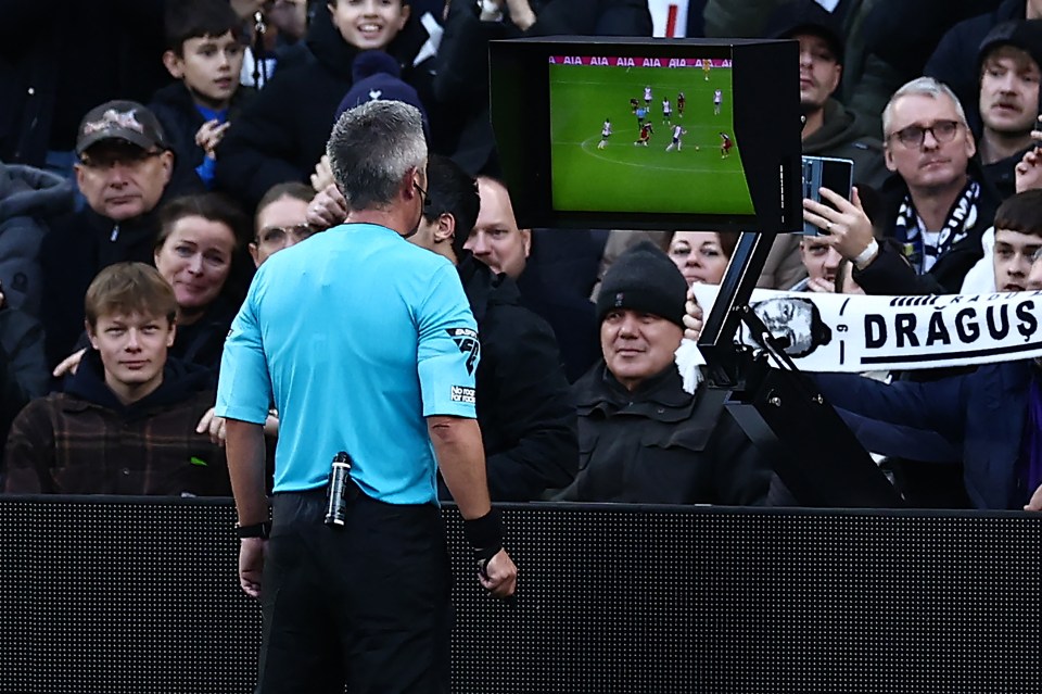 Cairney was dismissed after referee Darren Bond went to the pitchside monitor