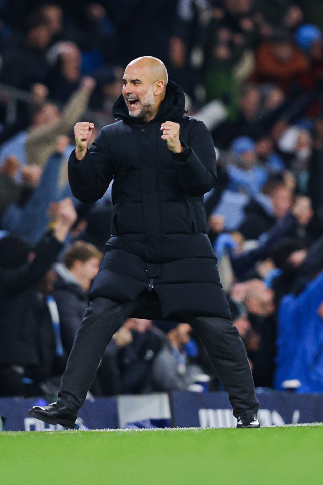 Under-pressure Pep Guardiola couldn't hide his relief