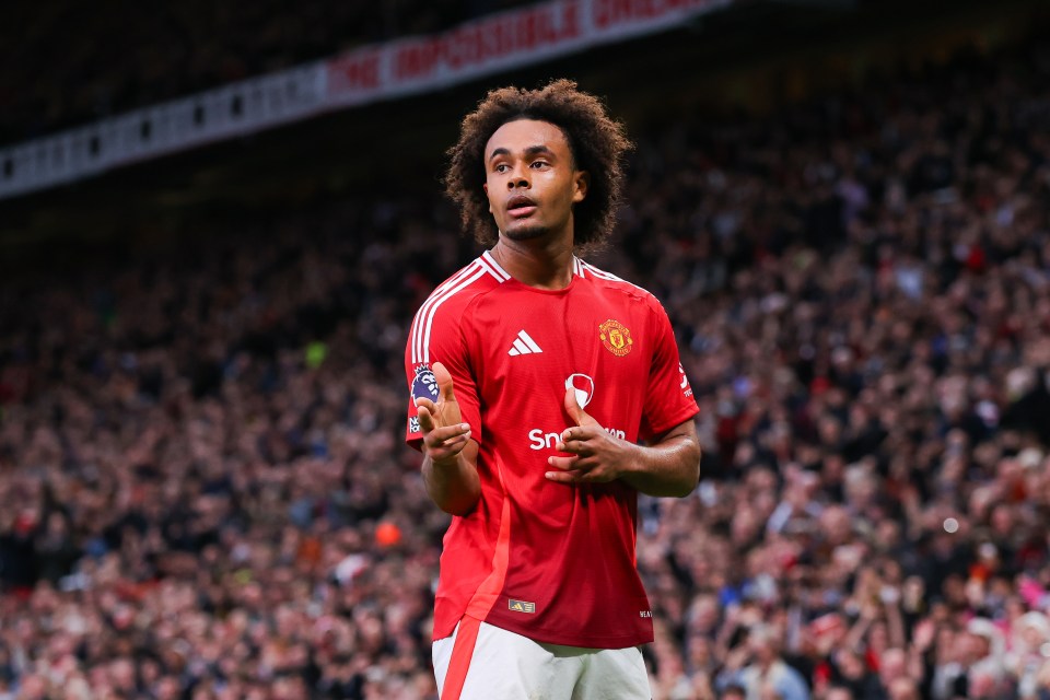 Joshua Zirkzee also scored his first Man Utd goals since the opening day