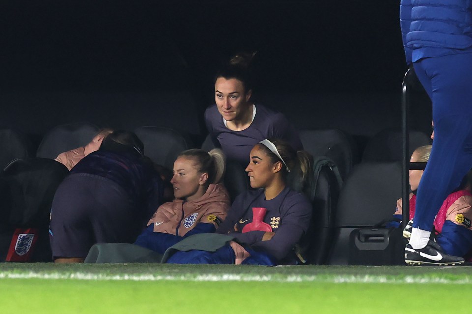 Lucy Bronze was unable to come on as a substitute due to the full-back mistakenly not being listed as part of England's squad