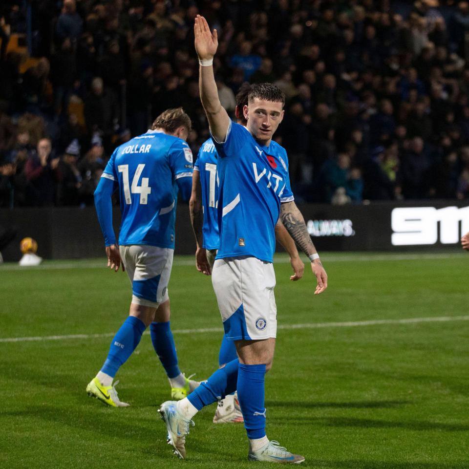 In 17 games Barry has scored 13 goals - making him League One's top scorer