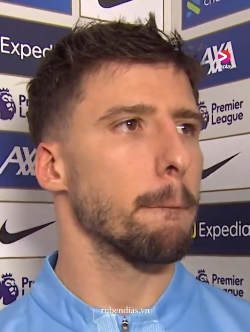 Ruben Dias gave a prickly post-match interview following Man City's defeat to Liverpool
