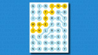 NYT Strands answers for game 277 on a blue background