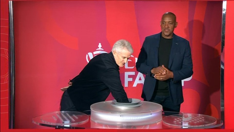Mark Hughes and Dion Dublin pulled out the balls