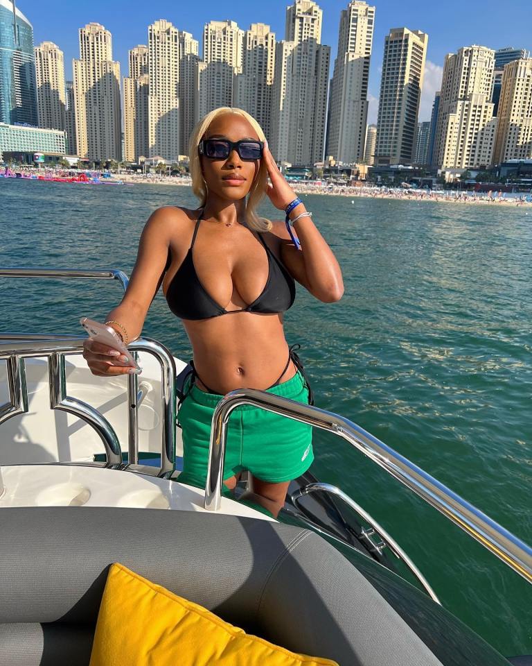 Tolami often shares glam pics