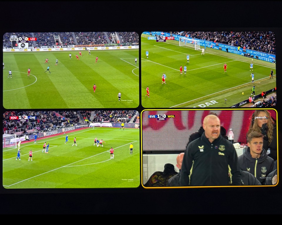 The feature debuted in the Premier League last night