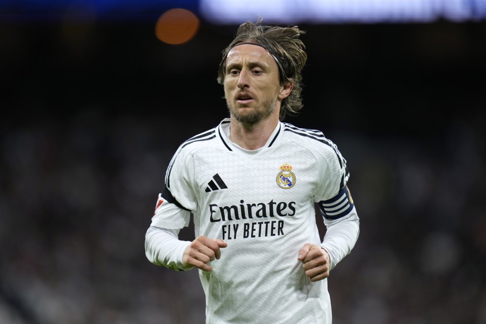 Luka Modric of Real Madrid during a match.