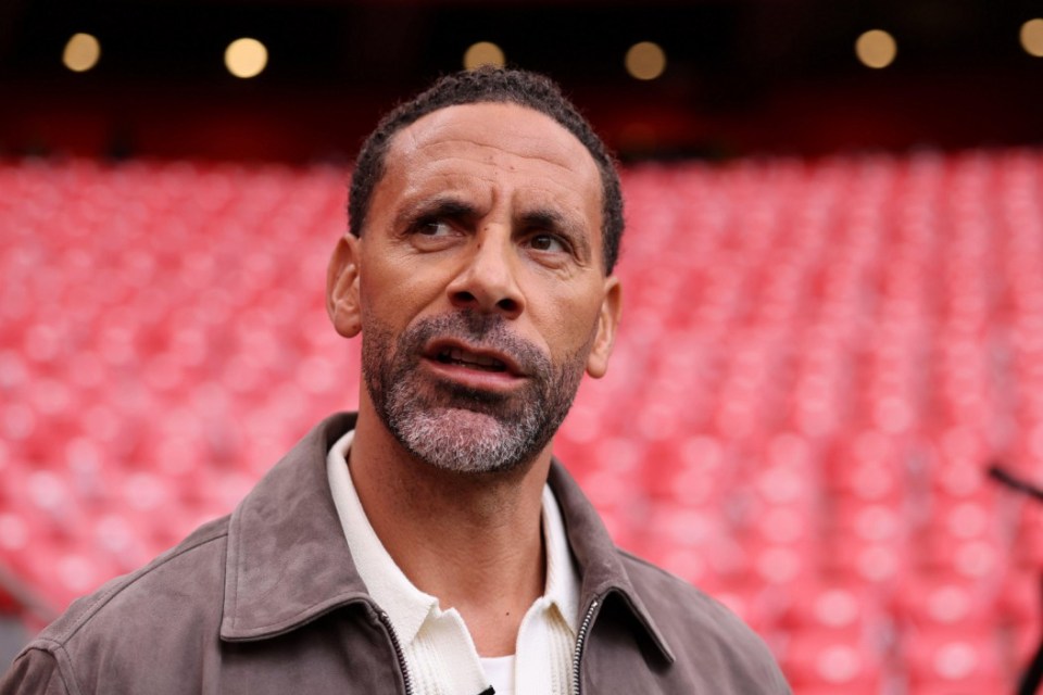 Alamy Live News. 3BCW7EF Bilbao, Spain. 21st May, 2025. Former Manchester United player Rio Ferdinand is seen during the Tottenham Hotspur vs Manchester United UEFA Europa League Final match at San Mames, Bilbao. Picture credit should read: David Klein/Sportimage Credit: Sportimage Ltd/Alamy Live News This is an Alamy Live News image and may not be part of your current Alamy deal . If you are unsure, please contact our sales team to check.